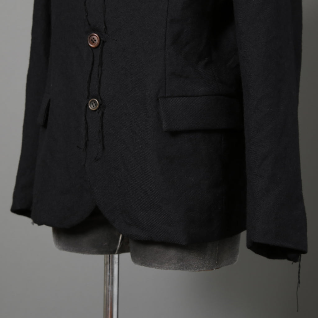 ARCHIVIO J.M.RIBOT / 21AW 美品 BLAZER Vintage Wool / G19/FT / コサージュ付 ジャケット/ size 46 (BLACK)