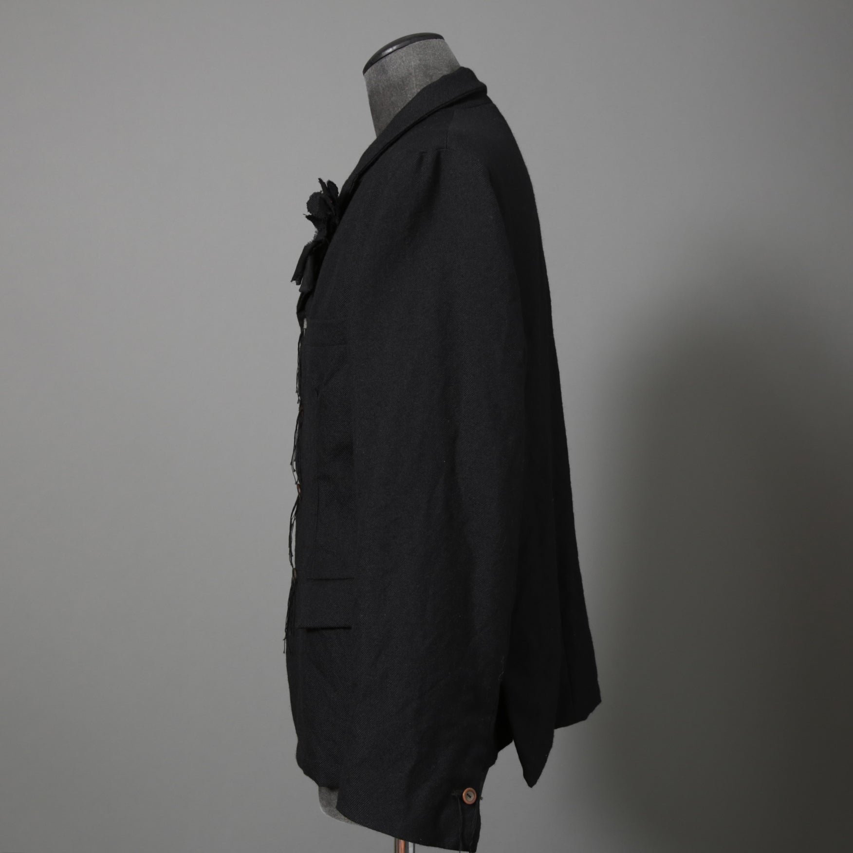 ARCHIVIO J.M.RIBOT / 21AW 美品 BLAZER Vintage Wool / G19/FT / コサージュ付 ジャケット/ size 46 (BLACK)