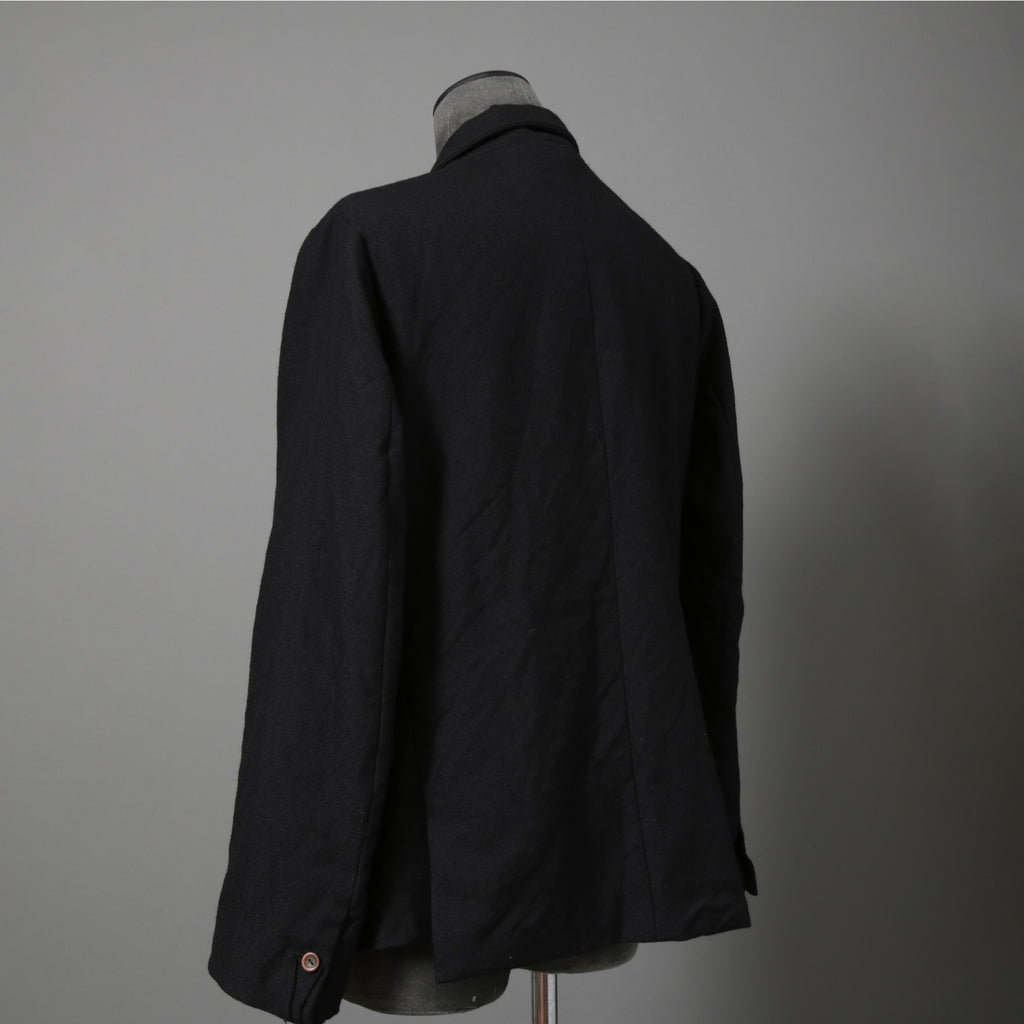 ARCHIVIO J.M.RIBOT / 21AW 美品 BLAZER Vintage Wool / G19/FT / コサージュ付 ジャケット/ size 46 (BLACK)