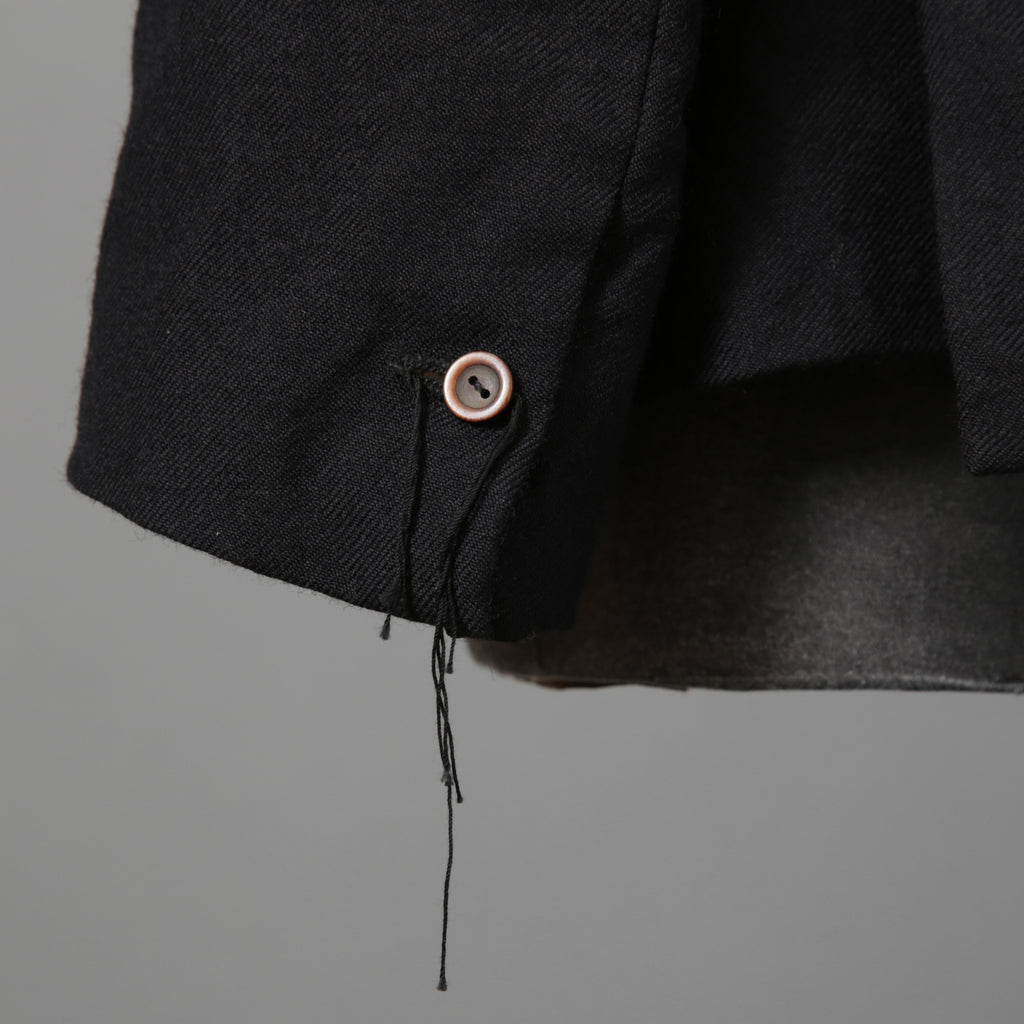 ARCHIVIO J.M.RIBOT / 21AW 美品 BLAZER Vintage Wool / G19/FT / コサージュ付 ジャケット/ size 46 (BLACK)