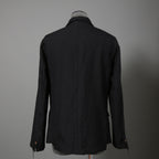 ARCHIVIO J.M.RIBOT / 21AW 美品 BLAZER Vintage Wool / G19/FT / コサージュ付 ジャケット/ size 46 (BLACK)