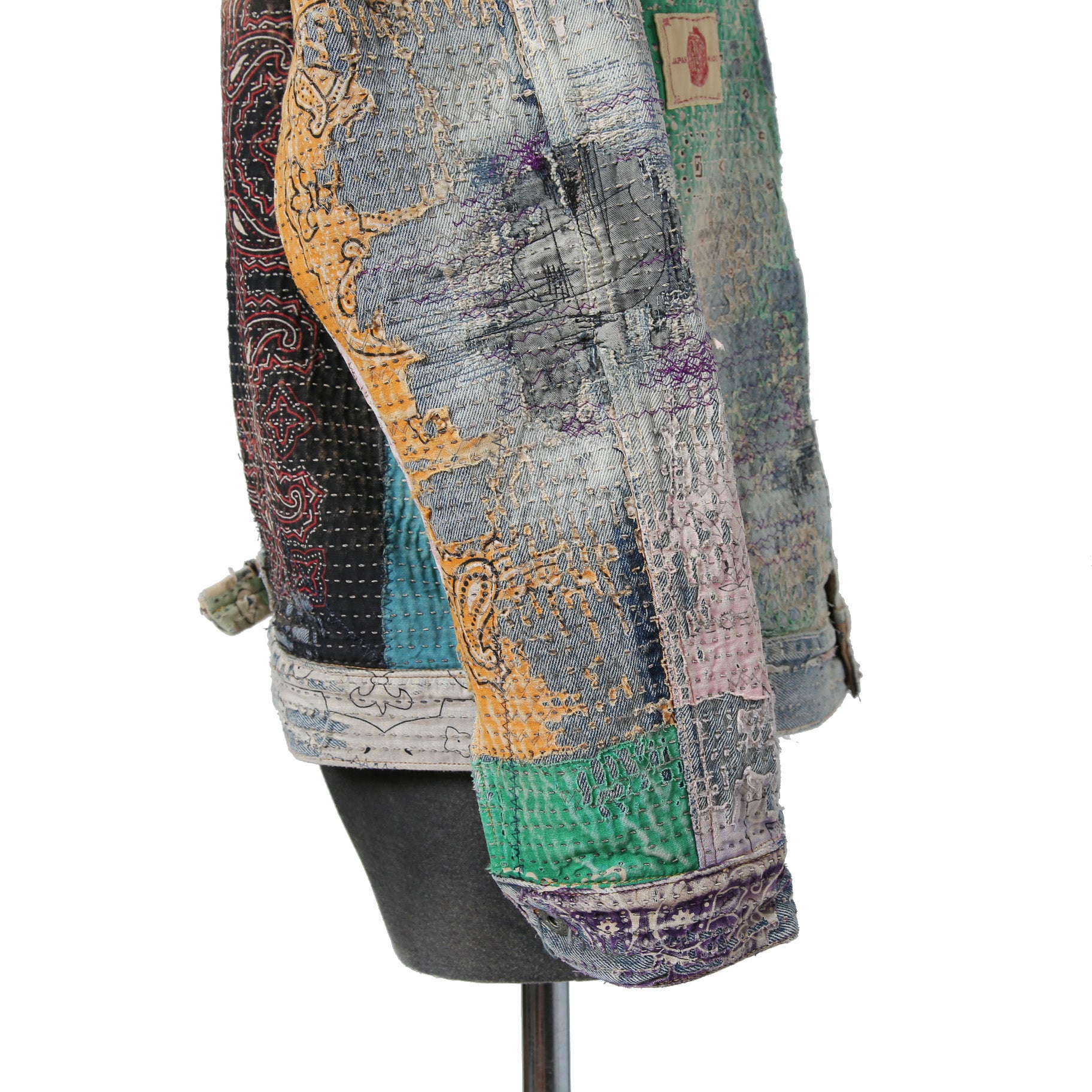新品 PROLETA RE ART プロレタ リ アート / 22SS NUBIAN別注 / UROBOROS DENIM JACKET / Boro patchwork distressed / size XL ジャケット