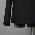 ARCHIVIO J.M.RIBOT / 21AW 美品 BLAZER Vintage Wool / G19/FT / コサージュ付 ジャケット/ size 46 (BLACK)