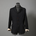ARCHIVIO J.M.RIBOT / 21AW 美品 BLAZER Vintage Wool / G19/FT / コサージュ付 ジャケット/ size 46 (BLACK)