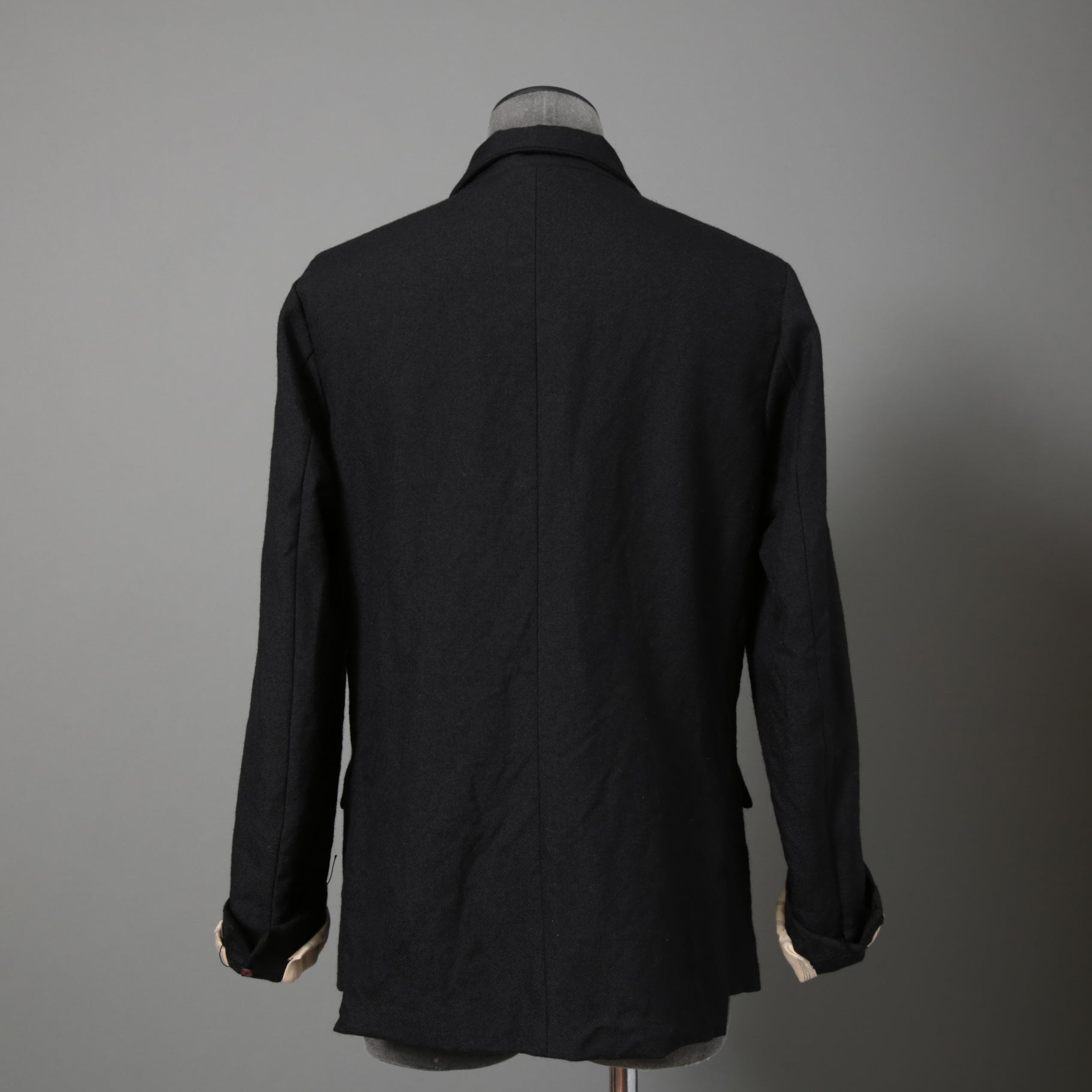 ARCHIVIO J.M.RIBOT / 21AW 美品 BLAZER Vintage Wool / G19/FT / コサージュ付 ジャケット/ size 46 (BLACK)