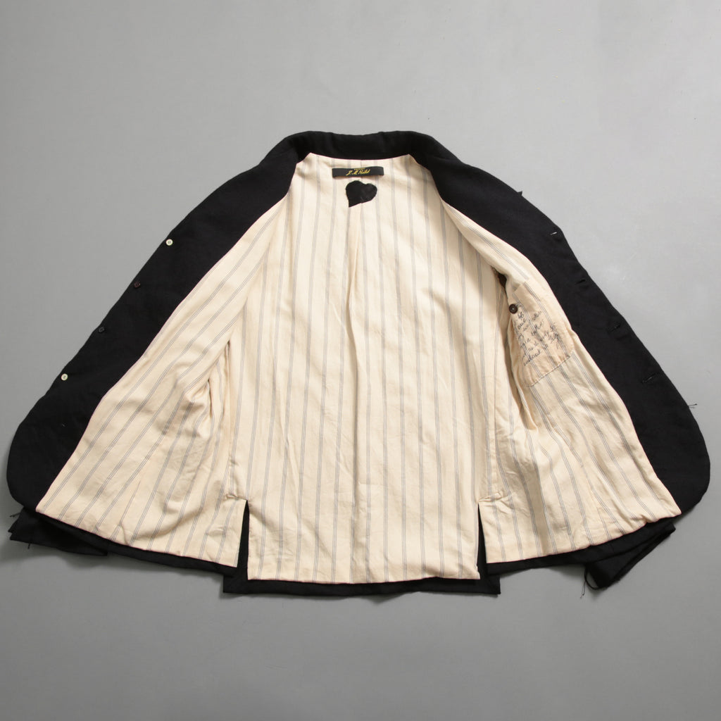 ARCHIVIO J.M.RIBOT / 21AW 美品 BLAZER Vintage Wool / G19/FT / コサージュ付 ジャケット/ size 46 (BLACK)
