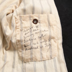 ARCHIVIO J.M.RIBOT / 21AW 美品 BLAZER Vintage Wool / G19/FT / コサージュ付 ジャケット/ size 46 (BLACK)