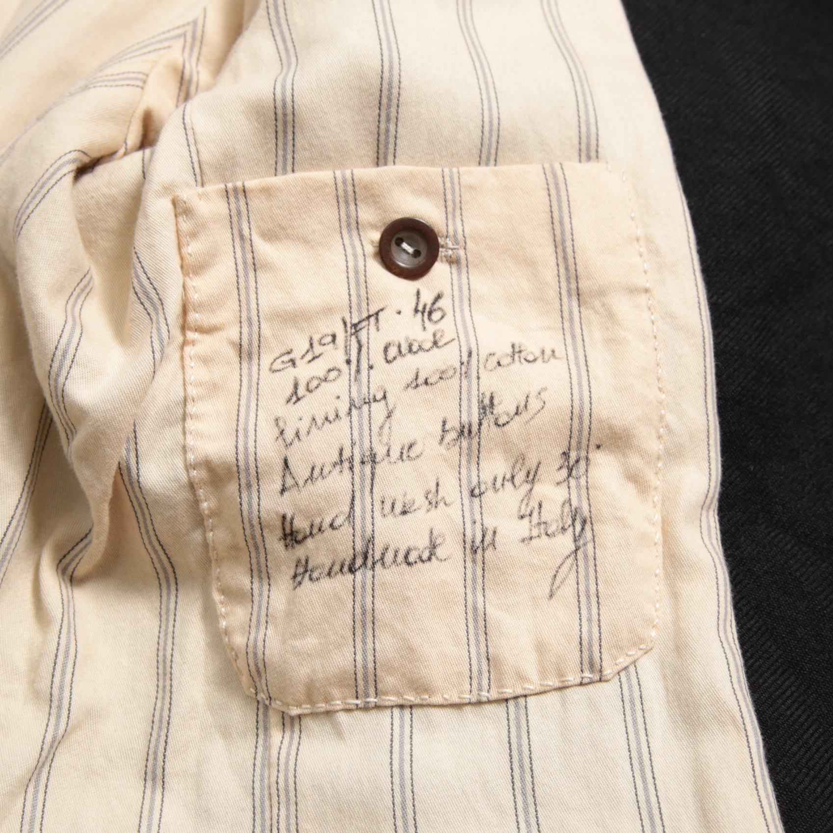 ARCHIVIO J.M.RIBOT / 21AW 美品 BLAZER Vintage Wool / G19/FT / コサージュ付 ジャケット/ size 46 (BLACK)