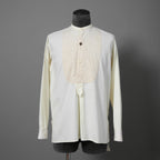 ARCHIVIO J.M.RIBOT / 20SS ヴィンテージコットン / プルオーバー 長袖シャツ / size 46 (NATURAL)