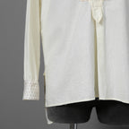 ARCHIVIO J.M.RIBOT / 20SS ヴィンテージコットン / プルオーバー 長袖シャツ / size 46 (NATURAL)