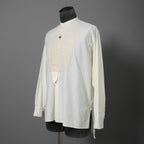 ARCHIVIO J.M.RIBOT / 20SS ヴィンテージコットン / プルオーバー 長袖シャツ / size 46 (NATURAL)