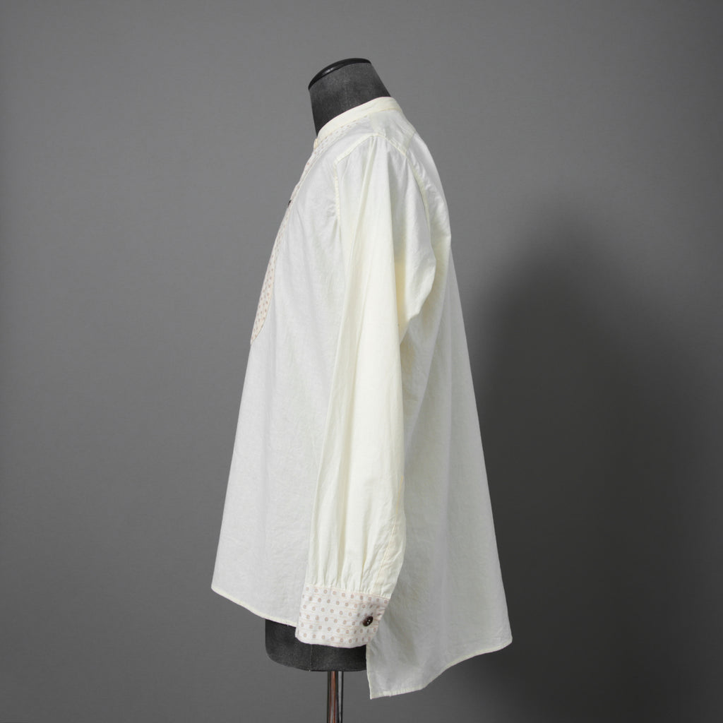 ARCHIVIO J.M.RIBOT / 20SS ヴィンテージコットン / プルオーバー 長袖シャツ / size 46 (NATURAL)