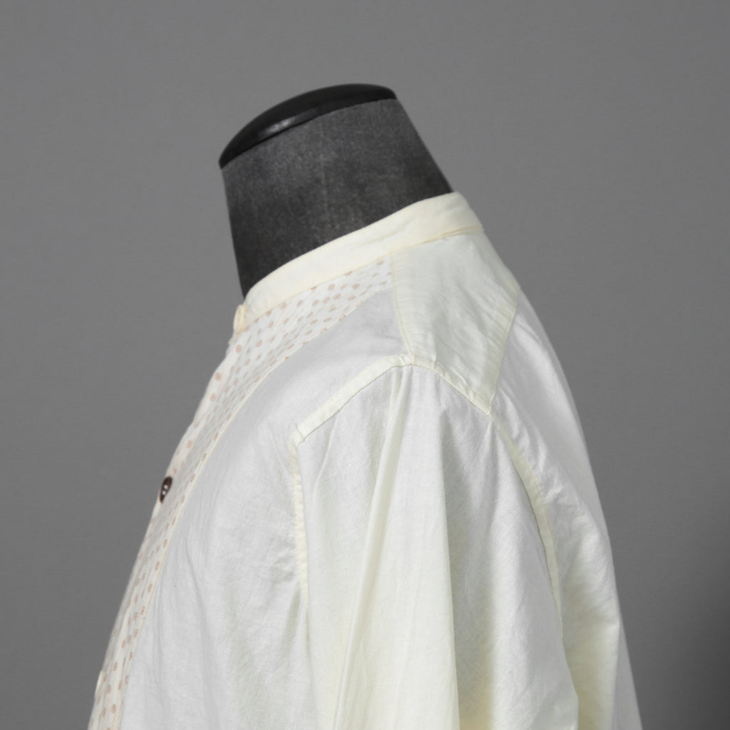 ARCHIVIO J.M.RIBOT / 20SS ヴィンテージコットン / プルオーバー 長袖シャツ / size 46 (NATURAL)