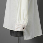 ARCHIVIO J.M.RIBOT / 20SS ヴィンテージコットン / プルオーバー 長袖シャツ / size 46 (NATURAL)