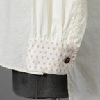 ARCHIVIO J.M.RIBOT / 20SS ヴィンテージコットン / プルオーバー 長袖シャツ / size 46 (NATURAL)