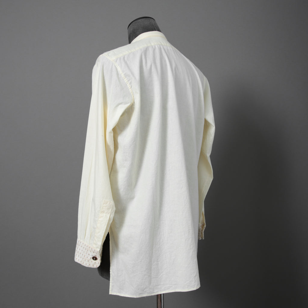 ARCHIVIO J.M.RIBOT / 20SS ヴィンテージコットン / プルオーバー 長袖シャツ / size 46 (NATURAL)