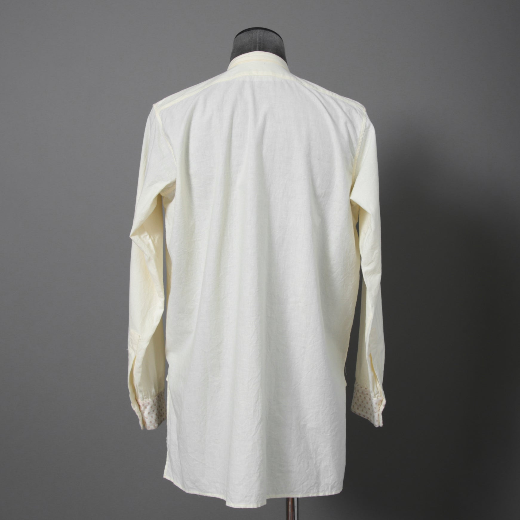 ARCHIVIO J.M.RIBOT / 20SS ヴィンテージコットン / プルオーバー 長袖シャツ / size 46 (NATURAL)