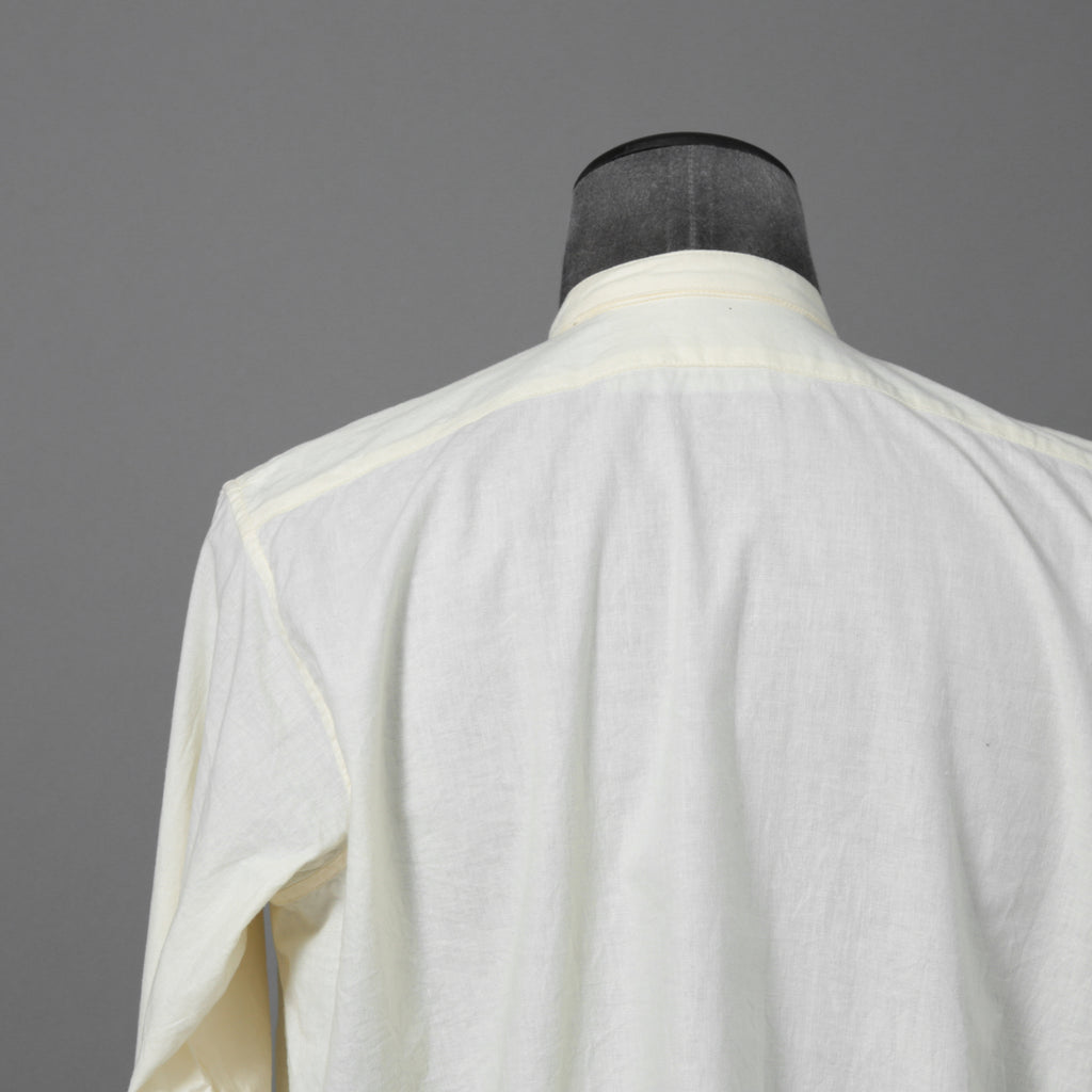 ARCHIVIO J.M.RIBOT / 20SS ヴィンテージコットン / プルオーバー 長袖シャツ / size 46 (NATURAL)