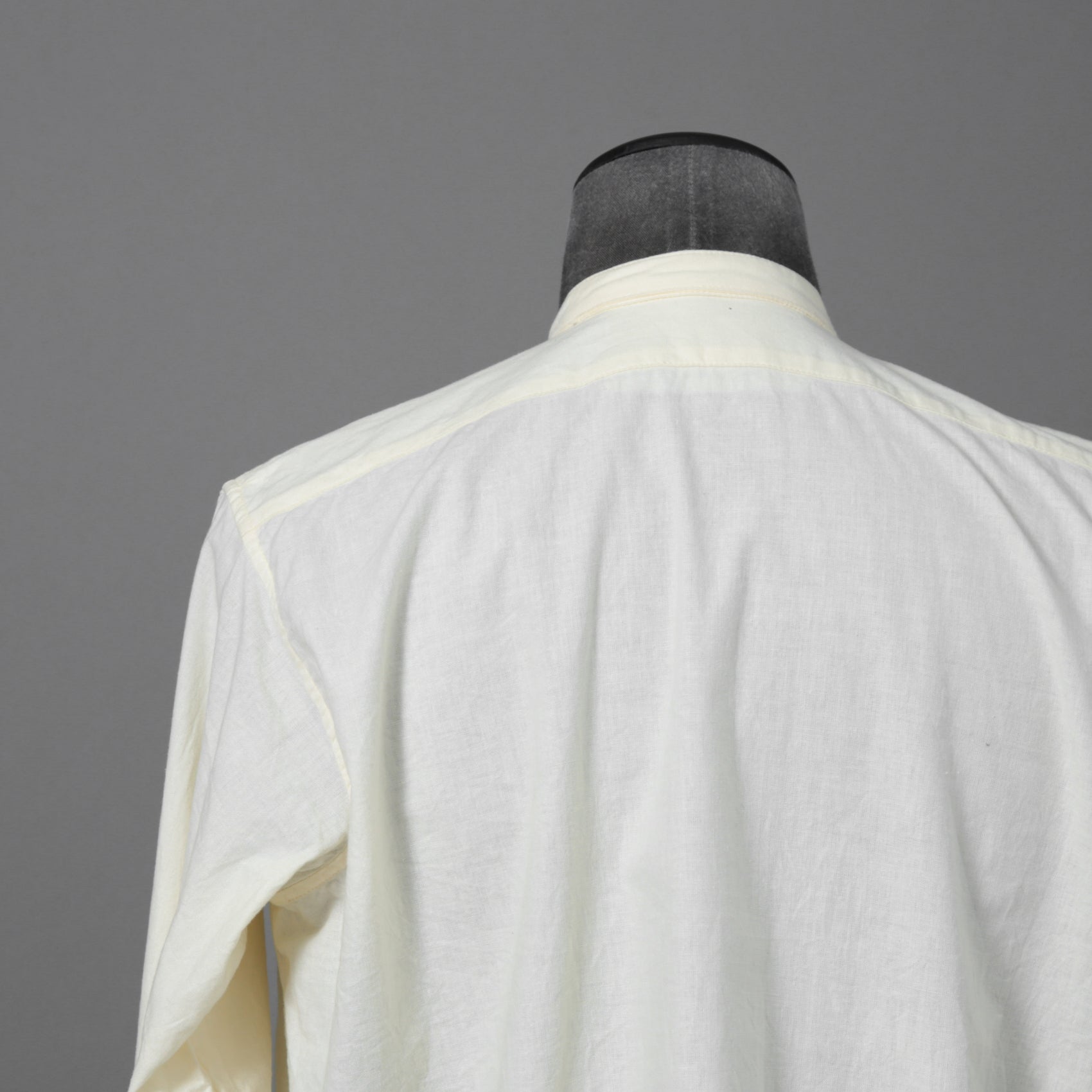 ARCHIVIO J.M.RIBOT / 20SS ヴィンテージコットン / プルオーバー 長袖シャツ / size 46 (NATURAL)