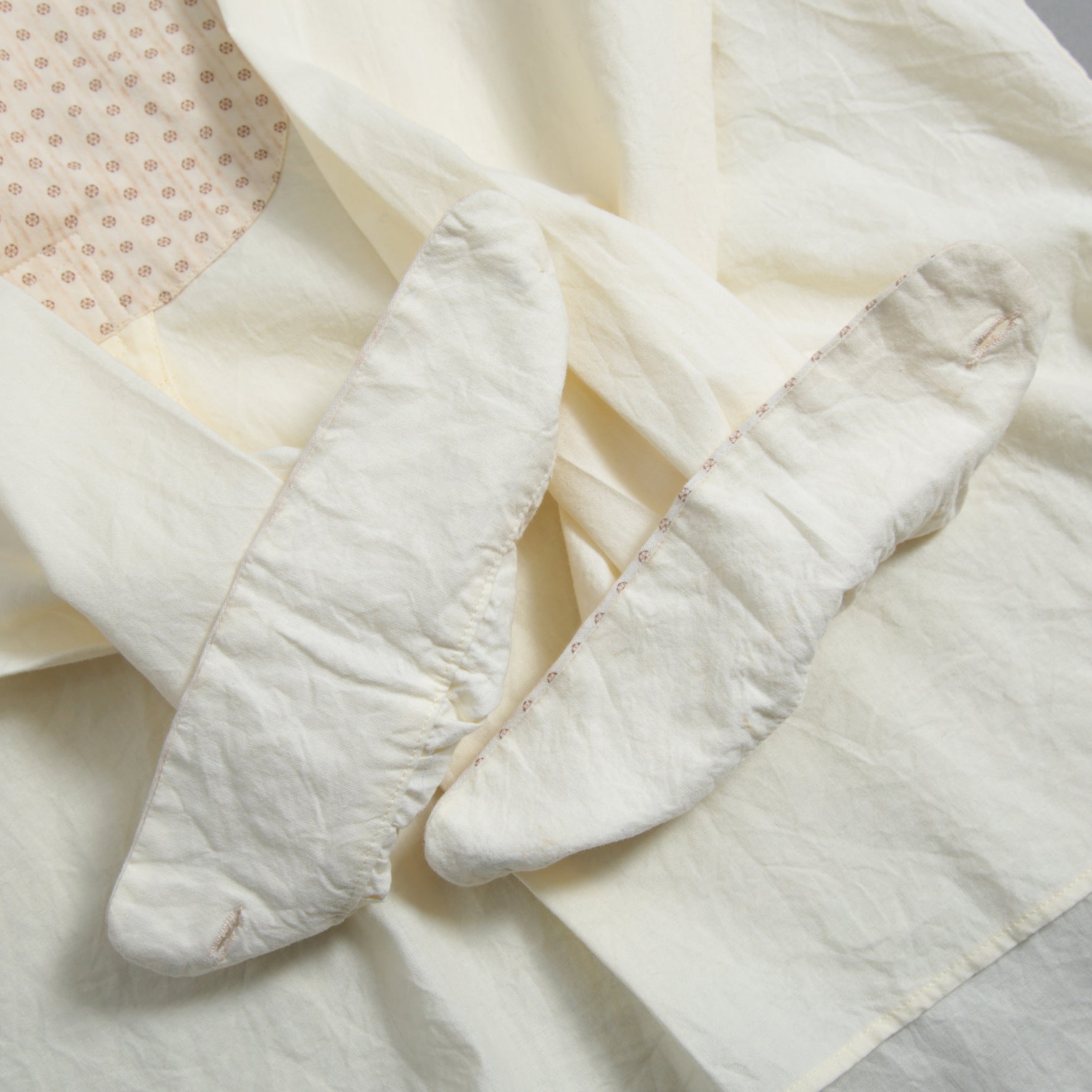 ARCHIVIO J.M.RIBOT / 20SS ヴィンテージコットン / プルオーバー 長袖シャツ / size 46 (NATURAL)