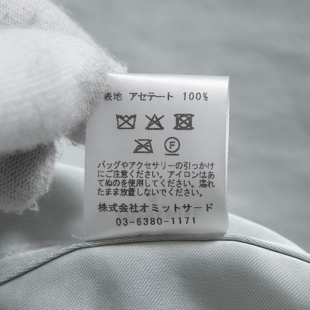 el conductorH コンダクター / ROYAL FLASH 別注 スーベニア 長袖シャツ / 刺繍 シャツ / size 4 シルバーグレー