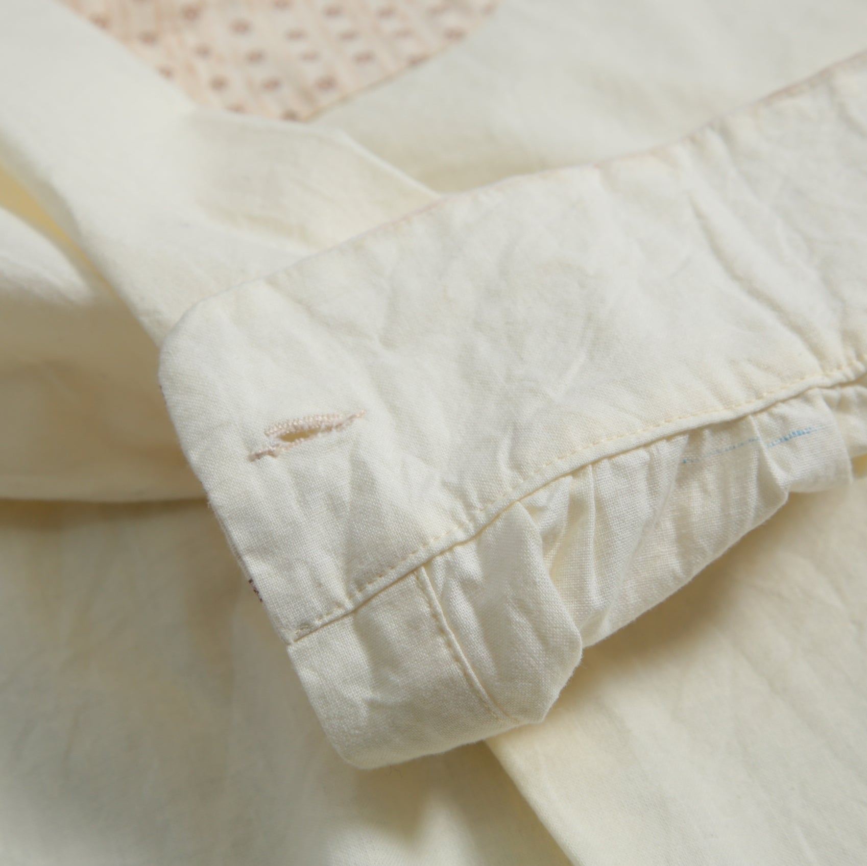 ARCHIVIO J.M.RIBOT / 20SS ヴィンテージコットン / プルオーバー 長袖シャツ / size 46 (NATURAL)