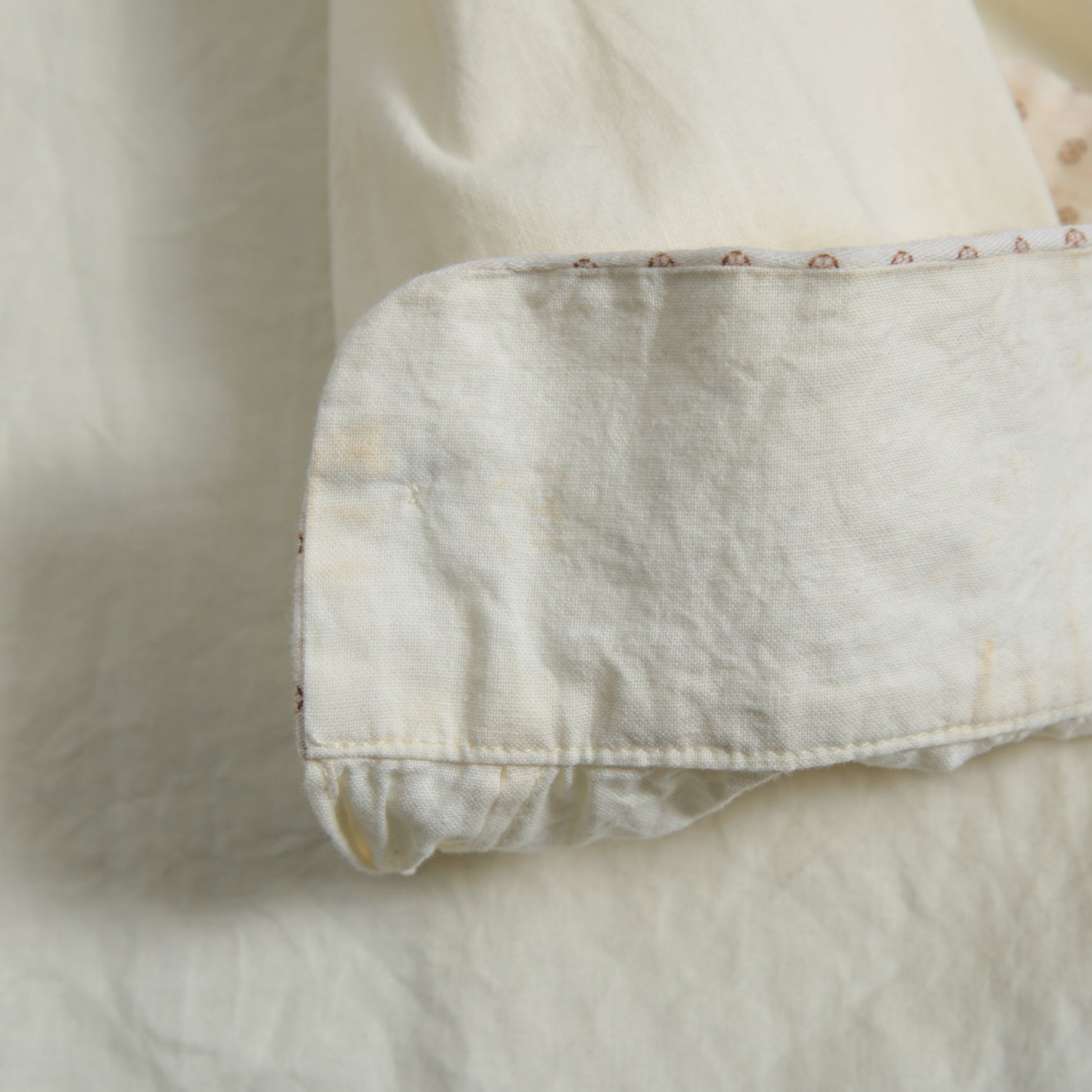 ARCHIVIO J.M.RIBOT / 20SS ヴィンテージコットン / プルオーバー 長袖シャツ / size 46 (NATURAL)