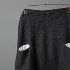 Marc Point マークポイント / ウールヘリンボーン サルエル パンツ / size 46 (GRAY)