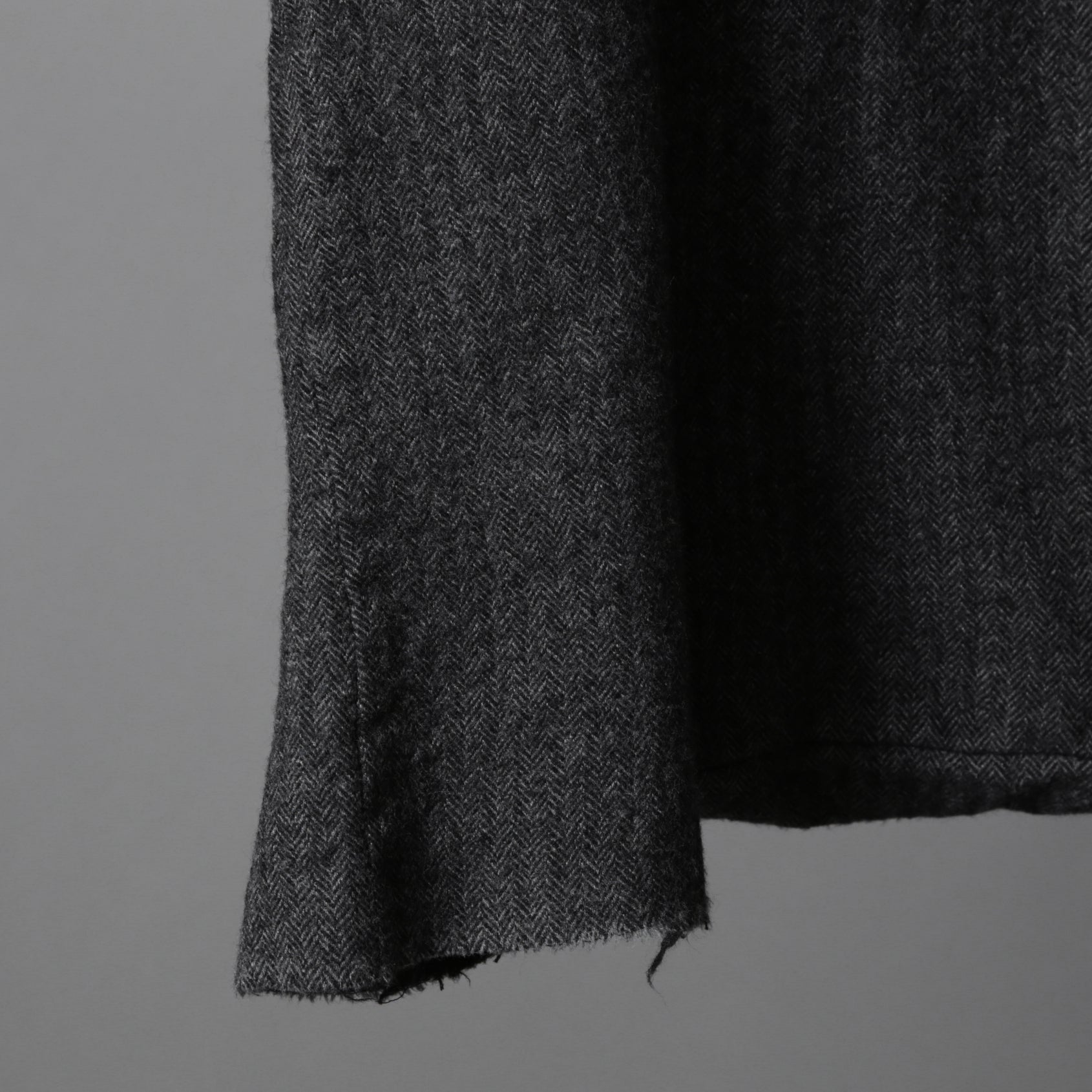 Marc Point マークポイント / ウールヘリンボーン サルエル パンツ / size 46 (GRAY)