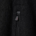 MONCLER モンクレール /  2022-2023AW / GRENOBLE MANTELLA グルノーブル マンテラ / ウール モヘア アルパカ ニット ポンチョ / ダウン入り   / size FREE (BLACK)