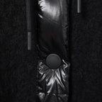 MONCLER モンクレール /  2022-2023AW / GRENOBLE MANTELLA グルノーブル マンテラ / ウール モヘア アルパカ ニット ポンチョ / ダウン入り   / size FREE (BLACK)