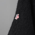 MONCLER モンクレール /  2022-2023AW / GRENOBLE MANTELLA グルノーブル マンテラ / ウール モヘア アルパカ ニット ポンチョ / ダウン入り   / size FREE (BLACK)