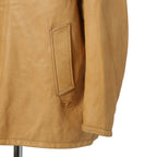 美品 DIESEL ディーゼル / L-NICO レザージャケット/ 現行デザイナー モデル / size 46 キャメル