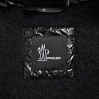 MONCLER モンクレール /  2022-2023AW / GRENOBLE MANTELLA グルノーブル マンテラ / ウール モヘア アルパカ ニット ポンチョ / ダウン入り   / size FREE (BLACK)