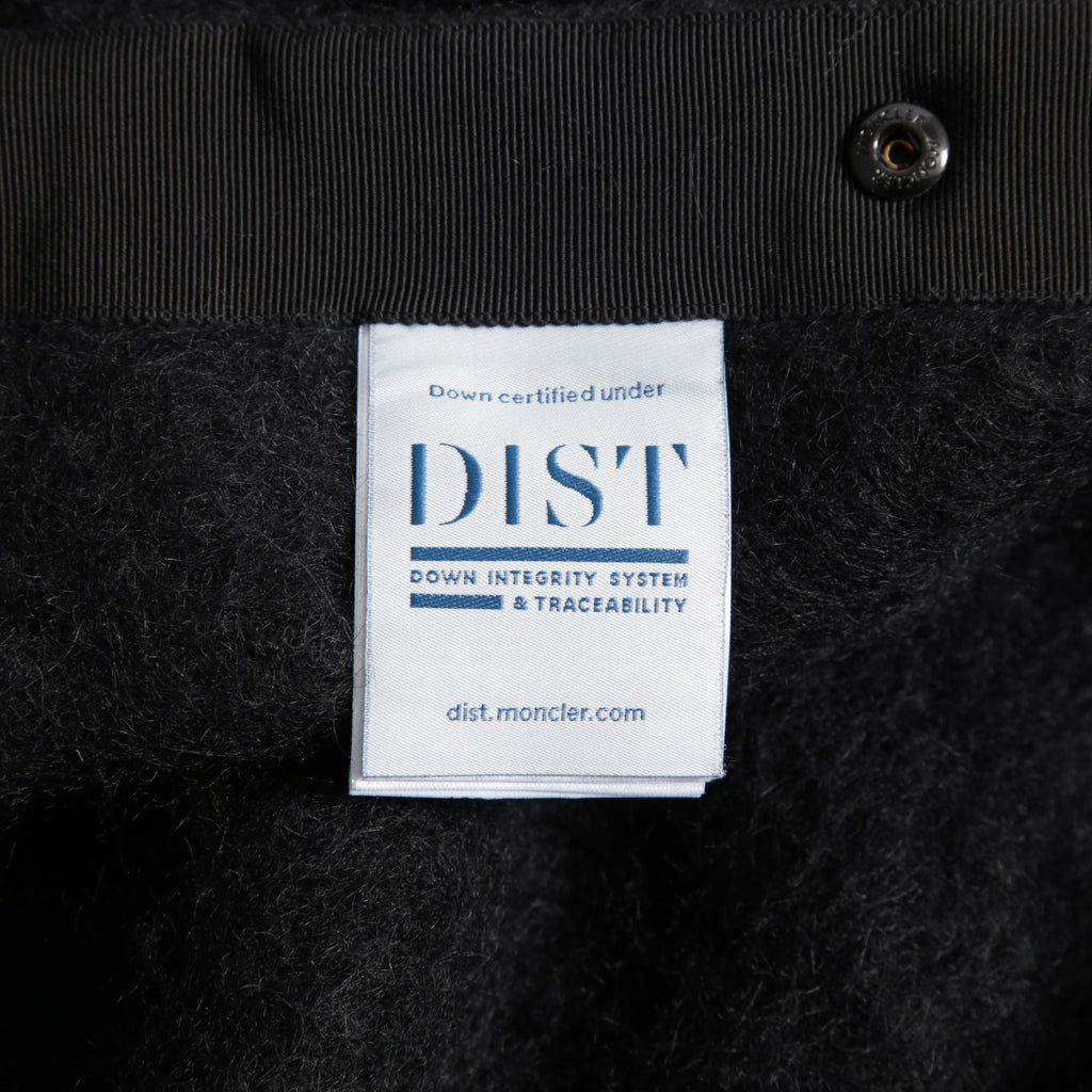 MONCLER モンクレール /  2022-2023AW / GRENOBLE MANTELLA グルノーブル マンテラ / ウール モヘア アルパカ ニット ポンチョ / ダウン入り   / size FREE (BLACK)