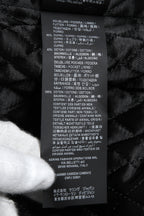 美品 サンローラン Saint Laurent / 20AW 襟ムートン / ウール タータンチェック / ショート キルティング ジャケット / size 50 (RED)