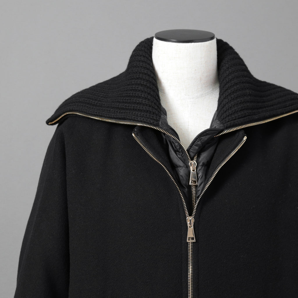 MONCLER モンクレール / 美品 2017 ACANTHUS / 3WAY ダウン コート / カシミヤ混 メルトン / size 1 (BLACK)