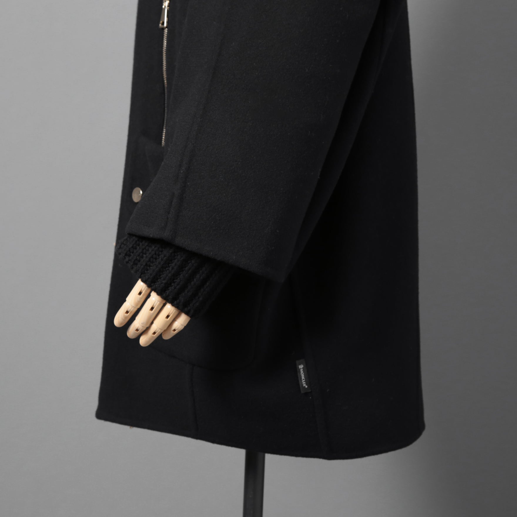 MONCLER モンクレール / 美品 2017 ACANTHUS / 3WAY ダウン コート / カシミヤ混 メルトン / size 1 (BLACK)