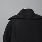 MONCLER モンクレール / 美品 2017 ACANTHUS / 3WAY ダウン コート / カシミヤ混 メルトン / size 1 (BLACK)