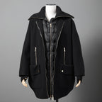 MONCLER モンクレール / 美品 2017 ACANTHUS / 3WAY ダウン コート / カシミヤ混 メルトン / size 1 (BLACK)