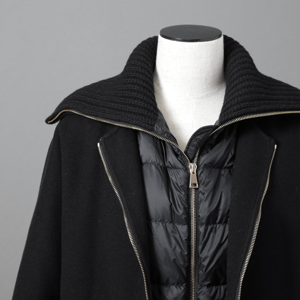 MONCLER モンクレール / 美品 2017 ACANTHUS / 3WAY ダウン コート / カシミヤ混 メルトン / size 1 (BLACK)