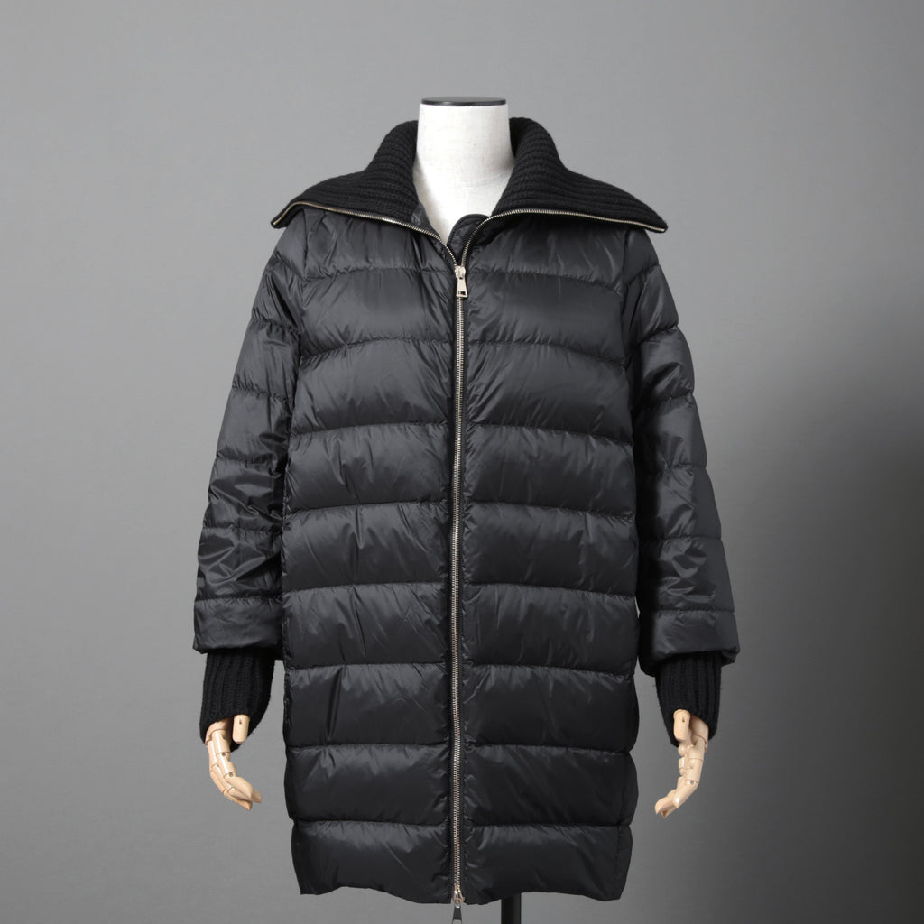 MONCLER モンクレール / 美品 2017 ACANTHUS / 3WAY ダウン コート / カシミヤ混 メルトン / size 1 (BLACK)