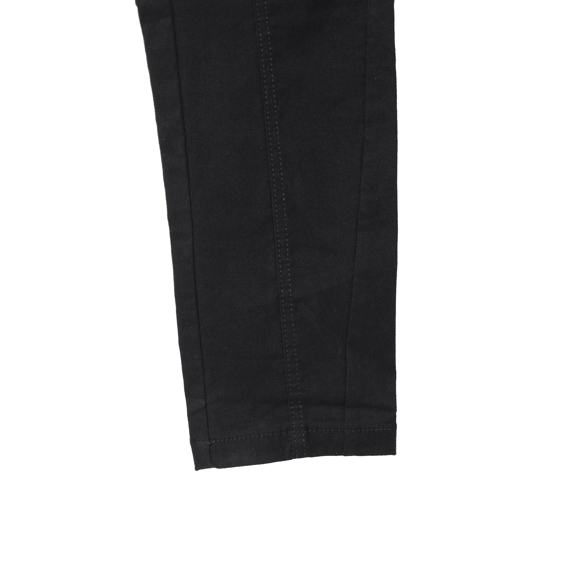 Ann Demeulemeester アンドゥムルメステール / 24SS ストレッチ ハイウエスト スリム テーパード パンツ / size XS (BLACK)