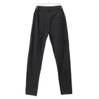 Ann Demeulemeester アンドゥムルメステール / 24SS ストレッチ ハイウエスト スリム テーパード パンツ / size XS (BLACK)