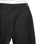 Ann Demeulemeester アンドゥムルメステール / 24SS ストレッチ ハイウエスト スリム テーパード パンツ / size XS (BLACK)