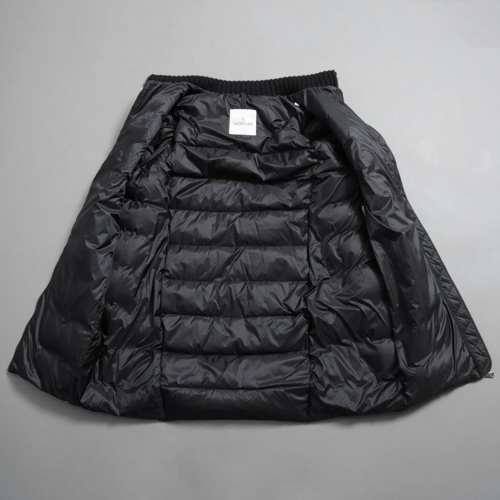 MONCLER モンクレール / 美品 2017 ACANTHUS / 3WAY ダウン コート / カシミヤ混 メルトン / size 1 (BLACK)
