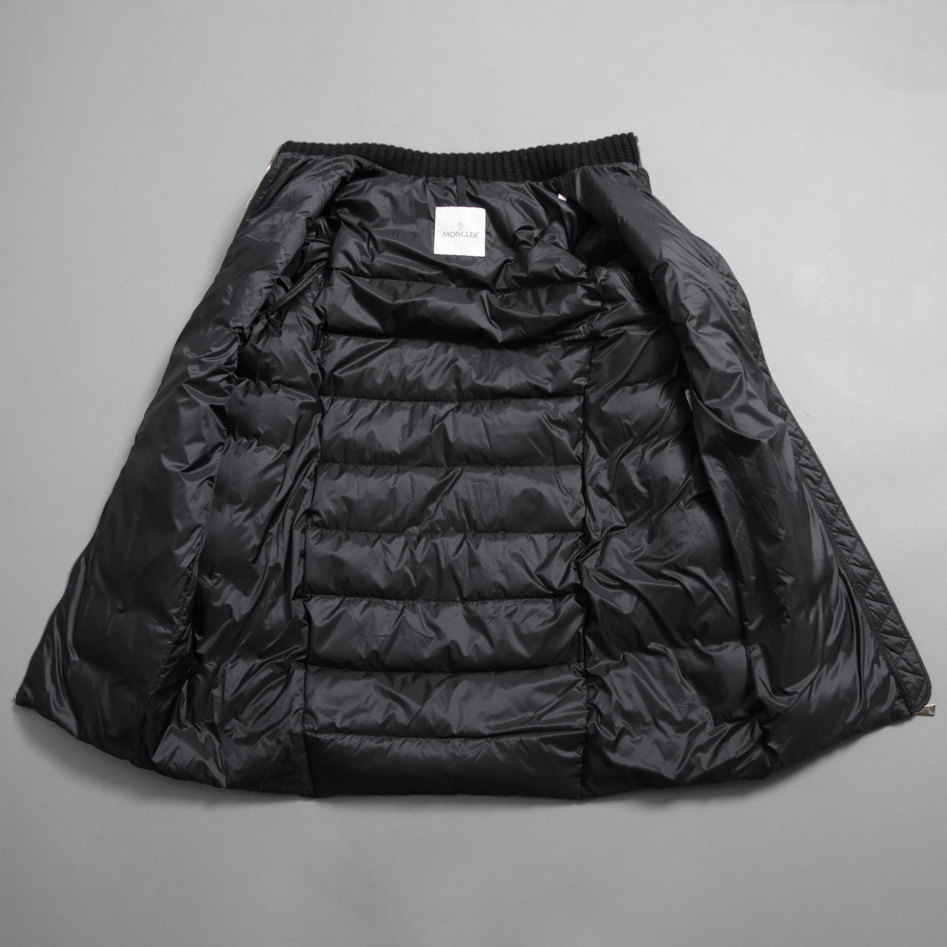 MONCLER モンクレール / 美品 2017 ACANTHUS / 3WAY ダウン コート / カシミヤ混 メルトン / size 1 (BLACK)