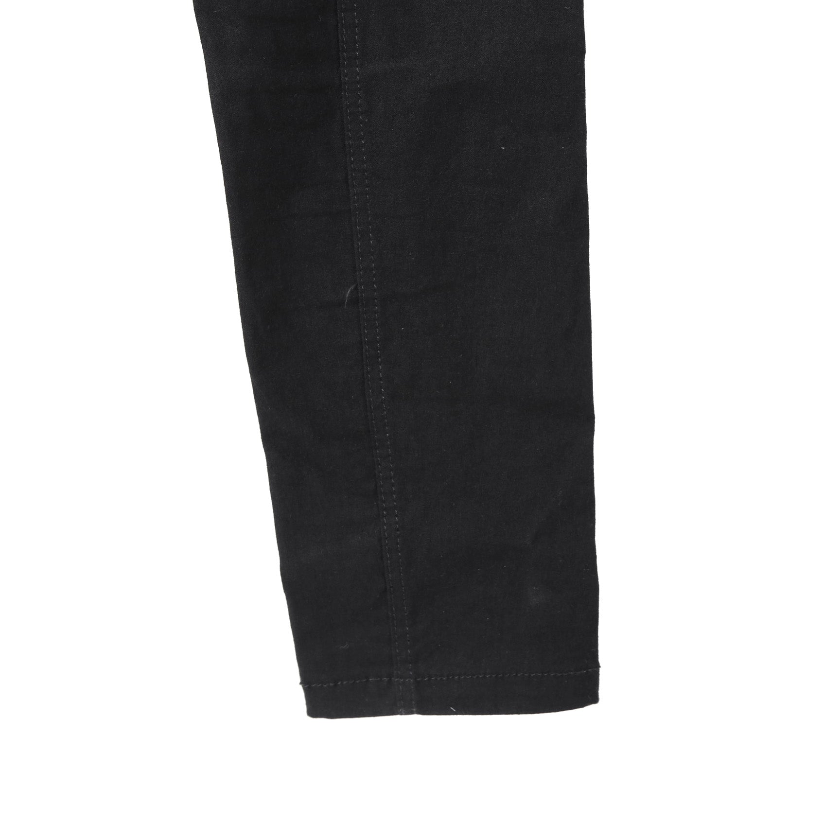 Ann Demeulemeester アンドゥムルメステール / 24SS ストレッチ ハイウエスト スリム テーパード パンツ / size XS (BLACK)