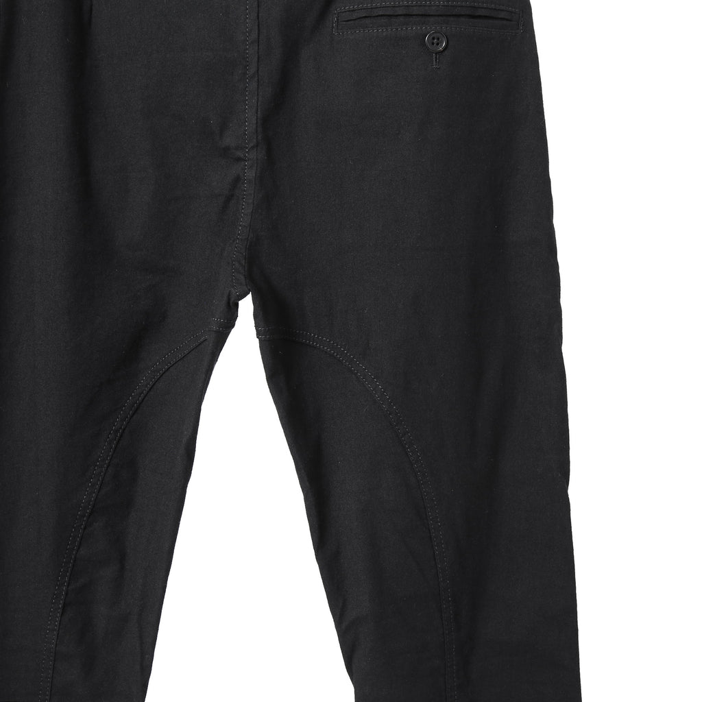 Ann Demeulemeester アンドゥムルメステール / 24SS ストレッチ ハイウエスト スリム テーパード パンツ / size XS (BLACK)