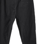 Ann Demeulemeester アンドゥムルメステール / 24SS ストレッチ ハイウエスト スリム テーパード パンツ / size XS (BLACK)